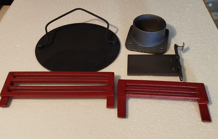 RICAMBI- COMPONENTI -ACCESSORI PER STUFE E CUCINE A LEGNA